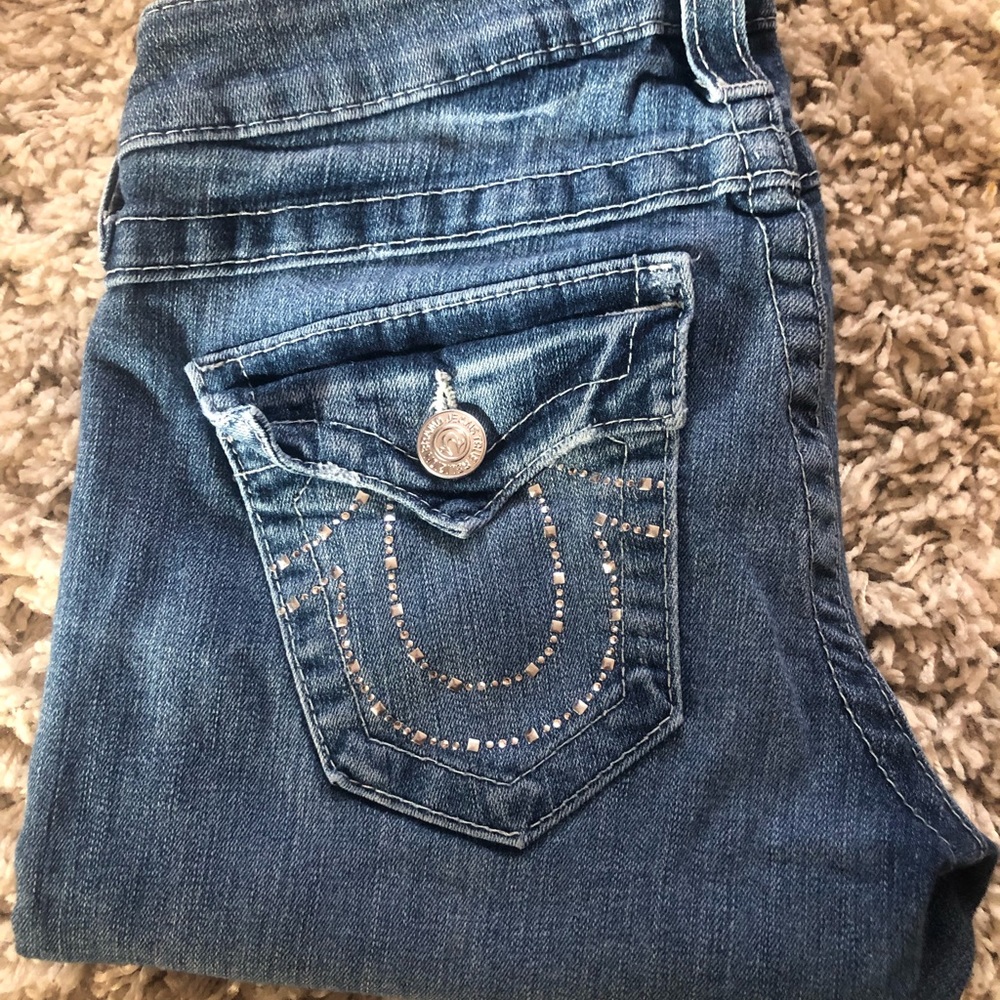 True Religion Size 26 Skinny Jeans